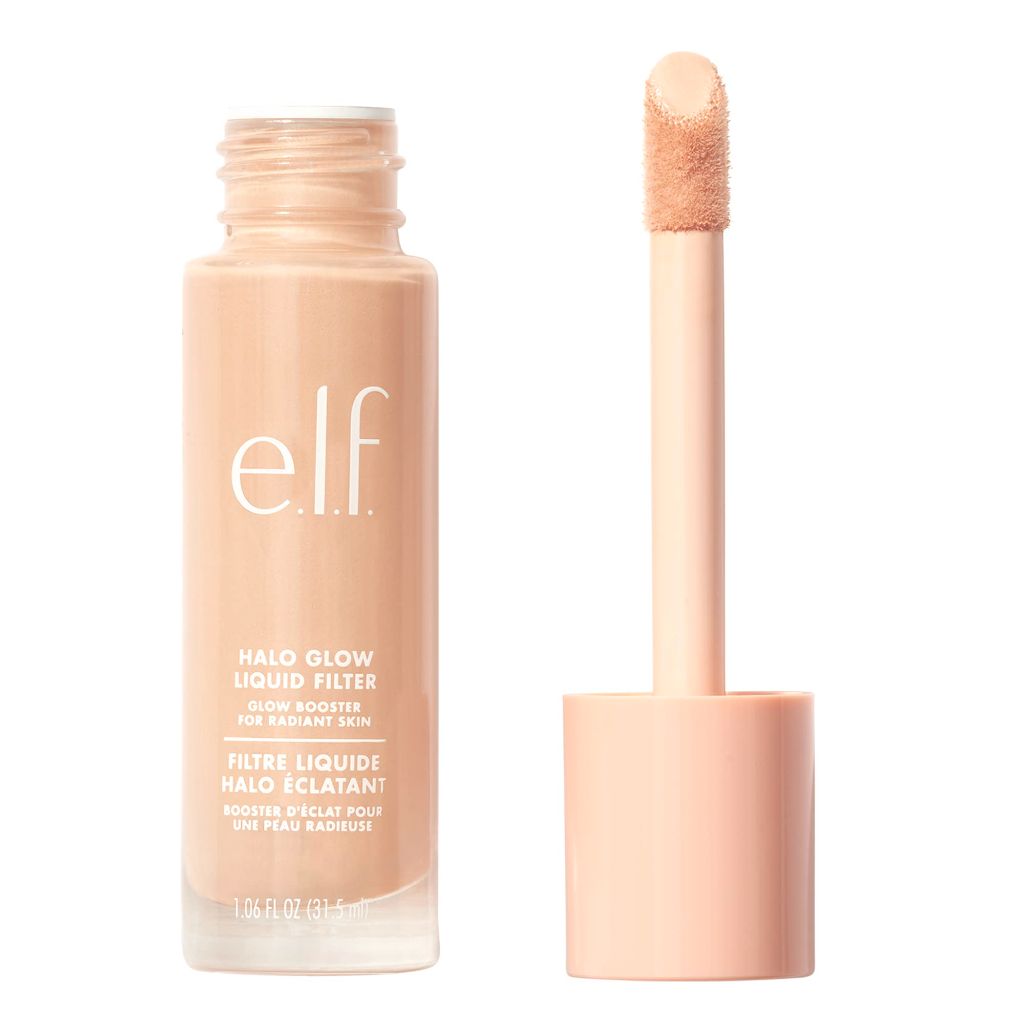 E.l.f. Halo Glow Liquid Filter, Complexion Booster For A Glowing, Soft-Focus Look, Infused With Hyaluronic Acid 1.6oz