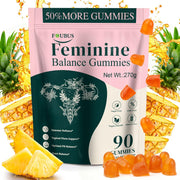Vital Source Premium Feminine Balance Vaginal Probiotic Gummies - Hawaiian Pineapple, 90ct.