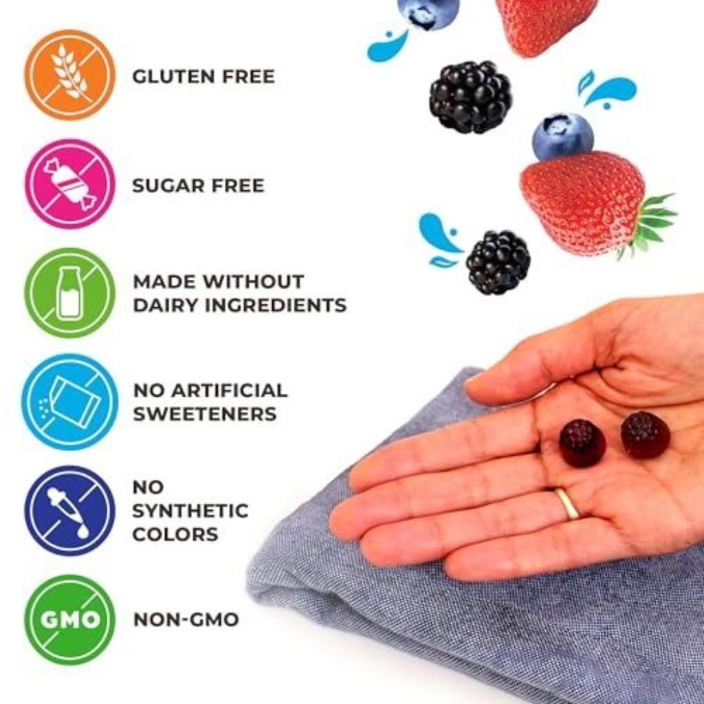 Orgain Kids Super Multivitamin Gummies - Mixed Berry, 60ct.