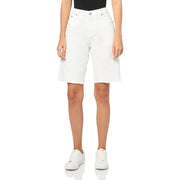 Lucky Brand Women's Loose Bermuda Shorts, White Lies Wash, 31W