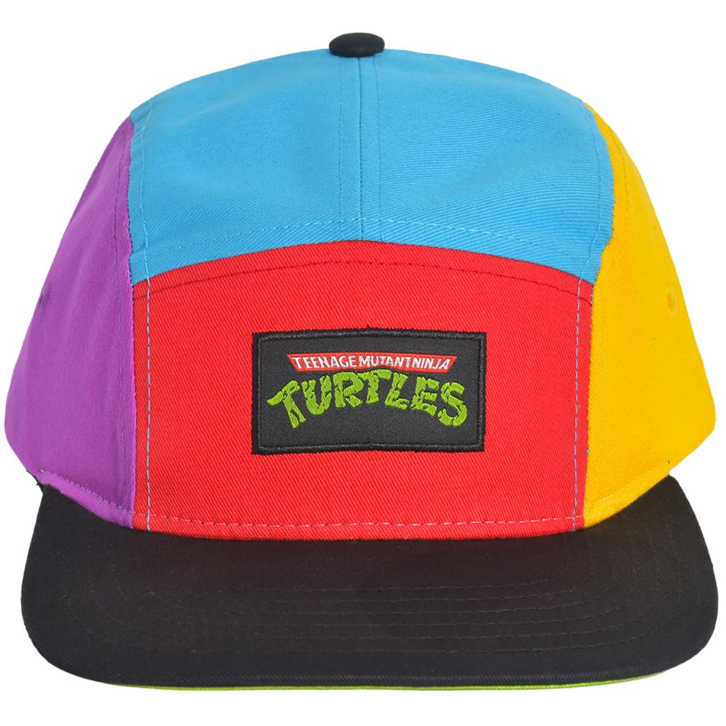 Teenage Mutant Ninja Turtles Baseball Cap, TMNT Adult Skater Snapback Baseball Hat with Flat Brim, Multi, One Size