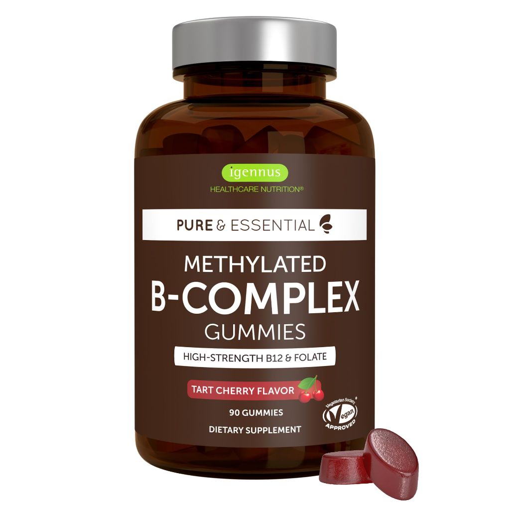 Igennus Methylated B-Complex Gummies - Tart Cherry 90 Servings