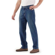 Levi Gold Label Men's Relaxed Fit Flex Jeans - Medium Indigo-Waterless, Size 34W x 32L