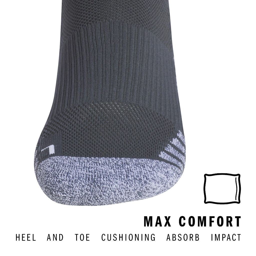 adidas Unisex Over-the-Calf Team Speed Soccer Socks - Black, Small