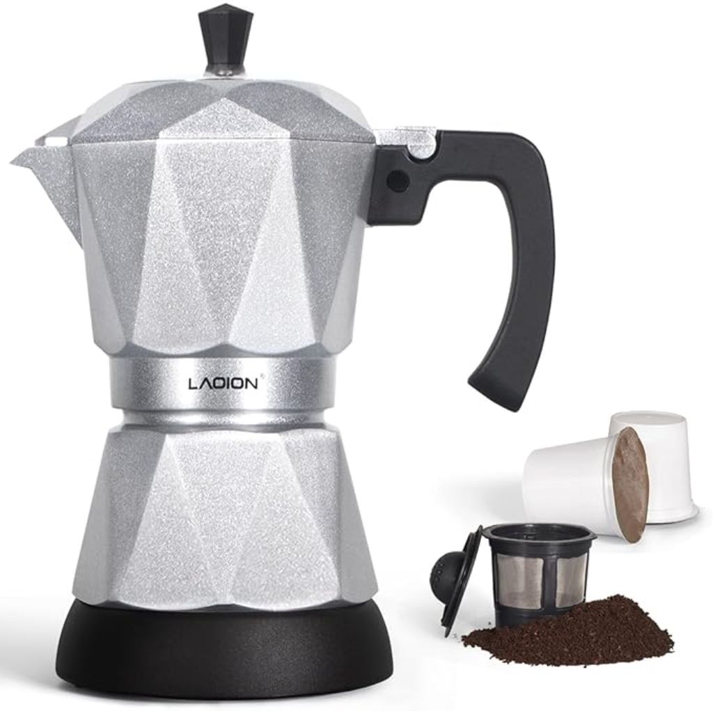 Single Serve Coffee Maker for K Cup & Ground Coffee, Electric Espresso Coffee Maker,