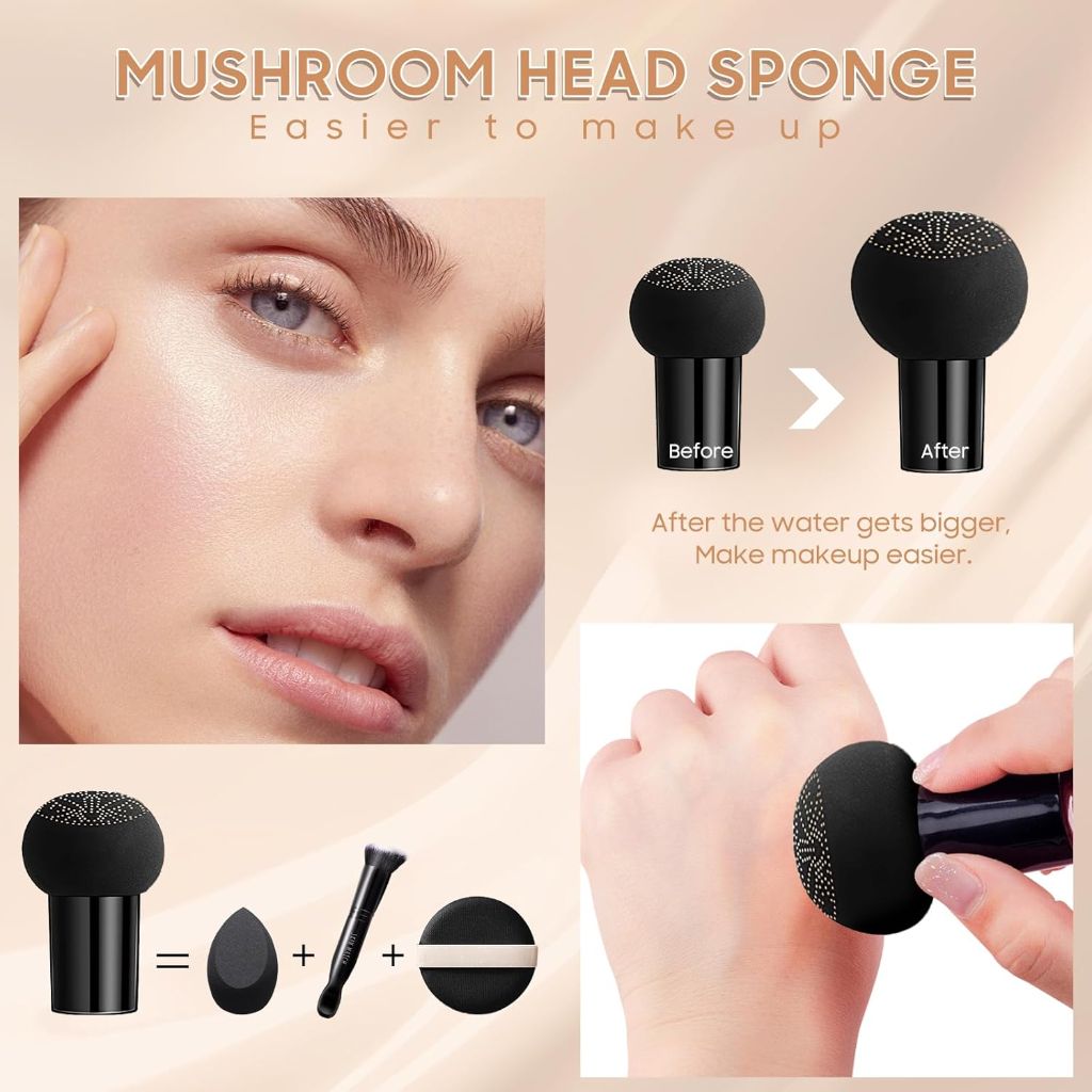 Air Cushion CC Cream Foundation - Mushroom Head BB Creams (Ivory)