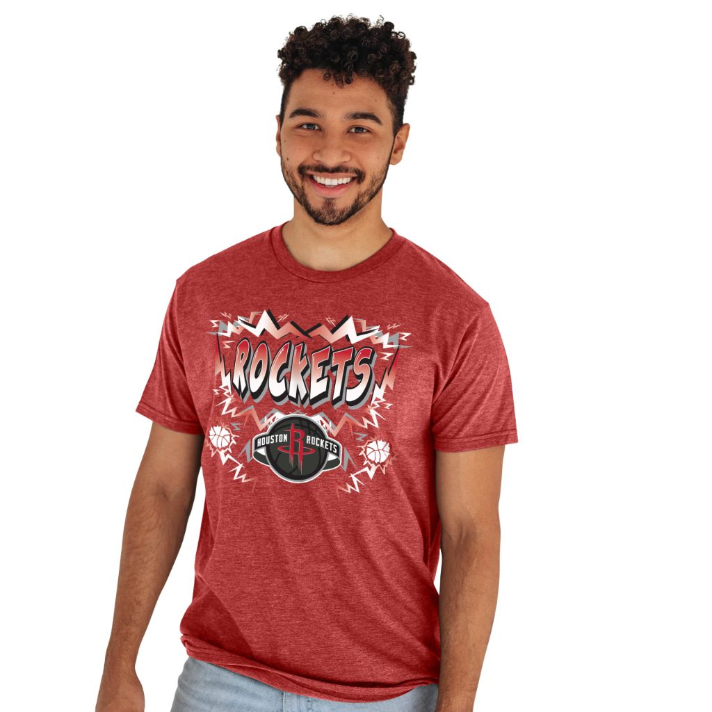 Blue 84 Adult's NBA Officially Licensed T-Shirt - Houston Rockets, XXL