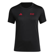 Adidas Womens Atlanta United Pre-Game Short Sleeve Soccer T-Shirt,Black/Atlanta United,X-Large