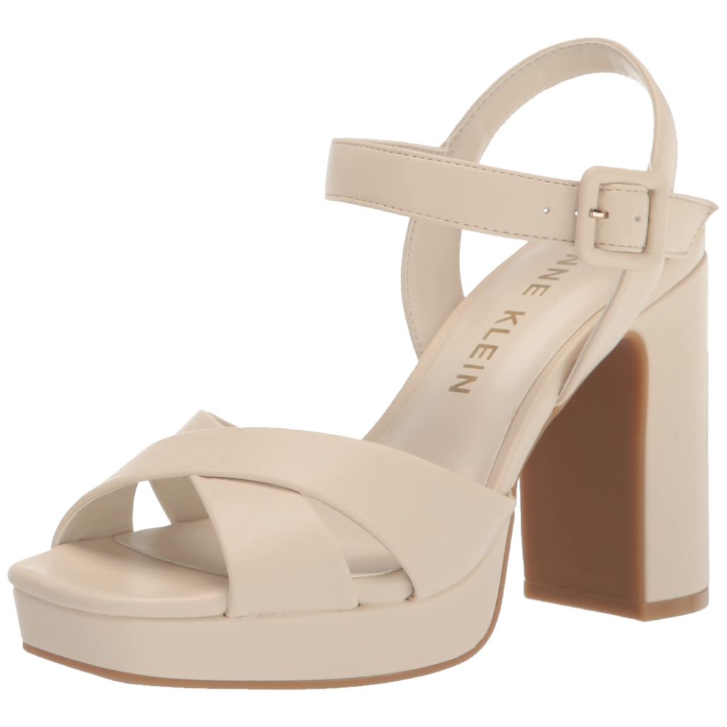 Anne Klein Zena Heeled Sandal - Off White