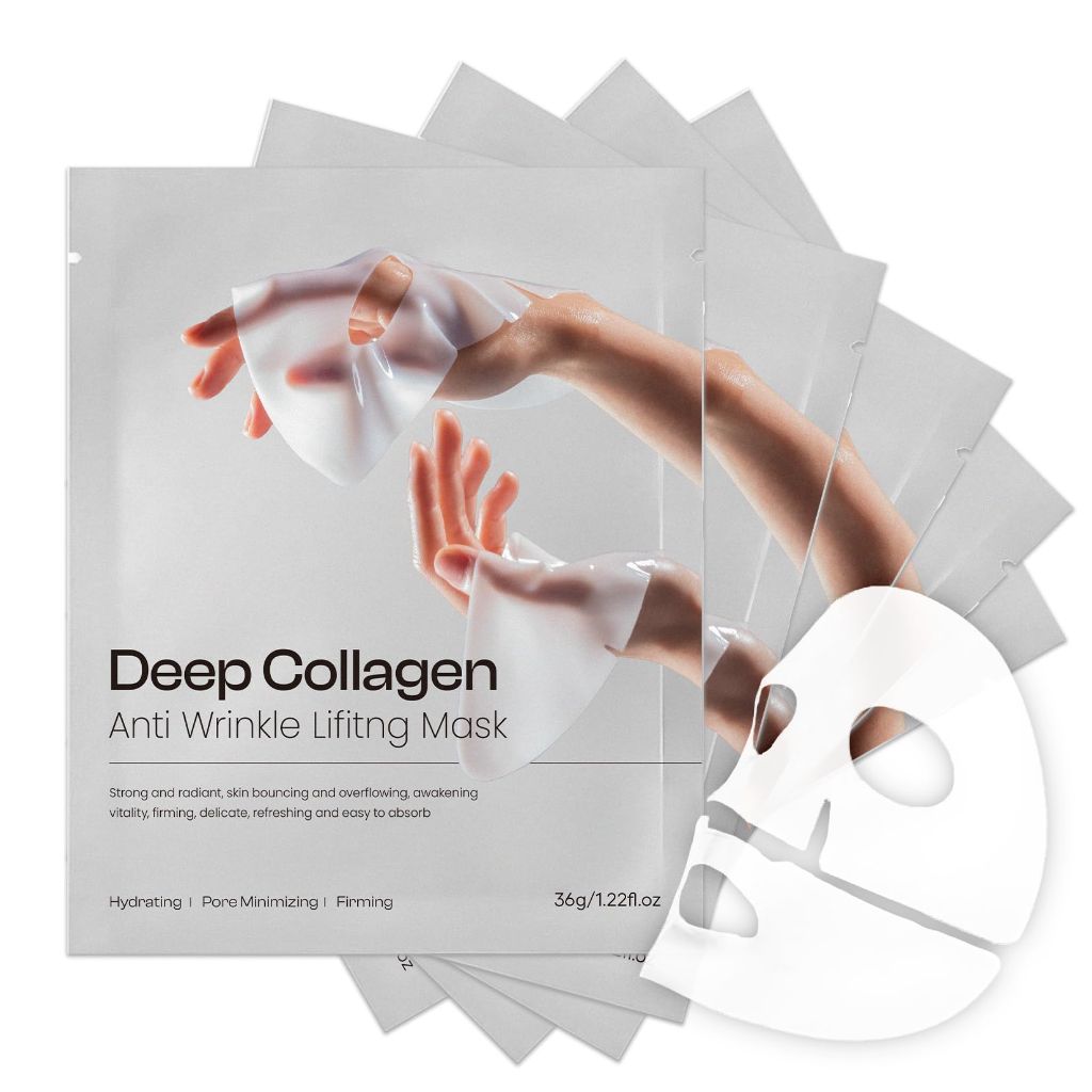 Lhopebk Deep Collagen Anti Wrinkle Mask: 5pcs