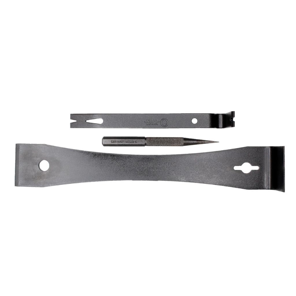 Mayhew Tools 98606 Utility Bar Set, Black Oxide Finish, 3-Piece Trim Kit