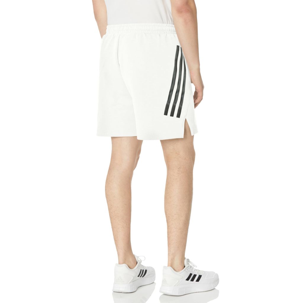 Adidas Men's Future Icon 3 Stripes Short, White/Black, Medium