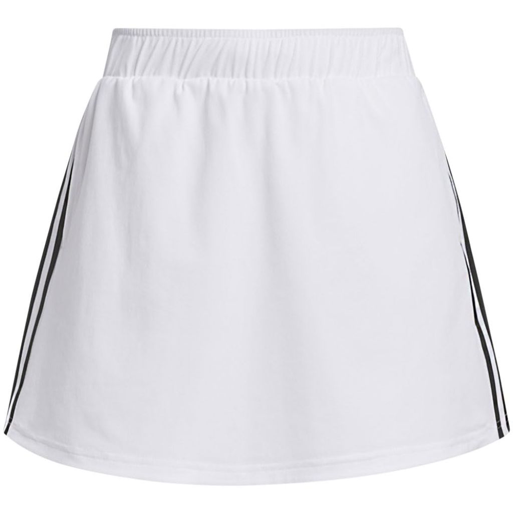 adidas Golf Women's Ultimate365 Twistknit Skort, White/Black - size XL