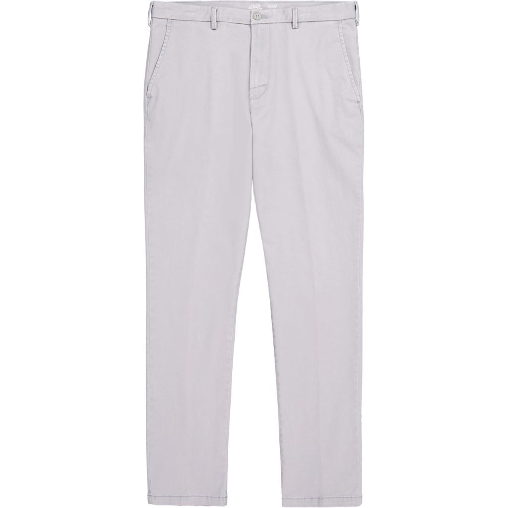 IZOD Men's Saltwater Stretch Flat-Front Chino Pants, Cinder Block Strt, 36W x 30L