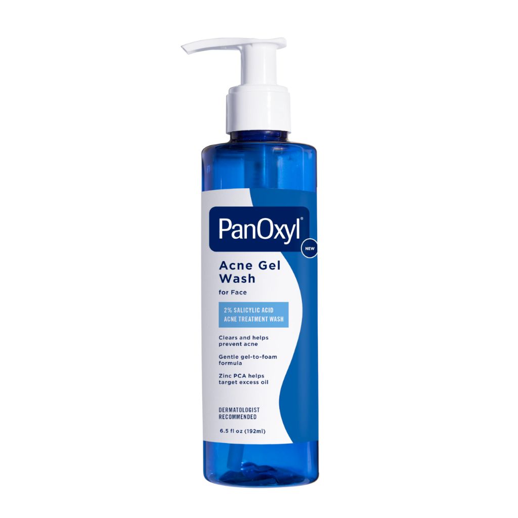 PanOxyl Acne Gel Wash, 2% Salicylic Acid, Moisturizes with Blue Algae and Aloe Vera, 6.5oz