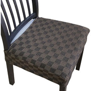 Lawalon Woven Jacquard Checkerboard Dining Chair Cover (Set of 2)