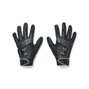 Under Armour Men's Yard 9 Baseball Gloves, (001) Black / / Pitch Gray, XX-Large