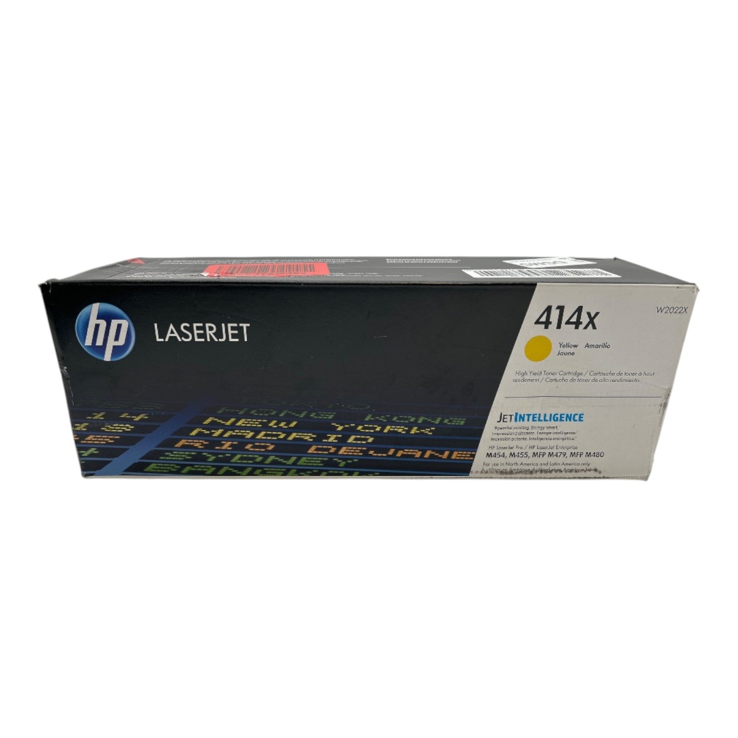 HP 414X High-Yield Original LaserJet Toner Cartridge, Yellow