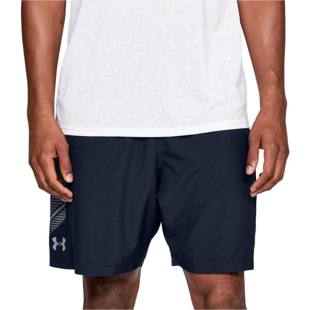 Under Armour Men's UA Woven Graphic Shorts - Navy, XL