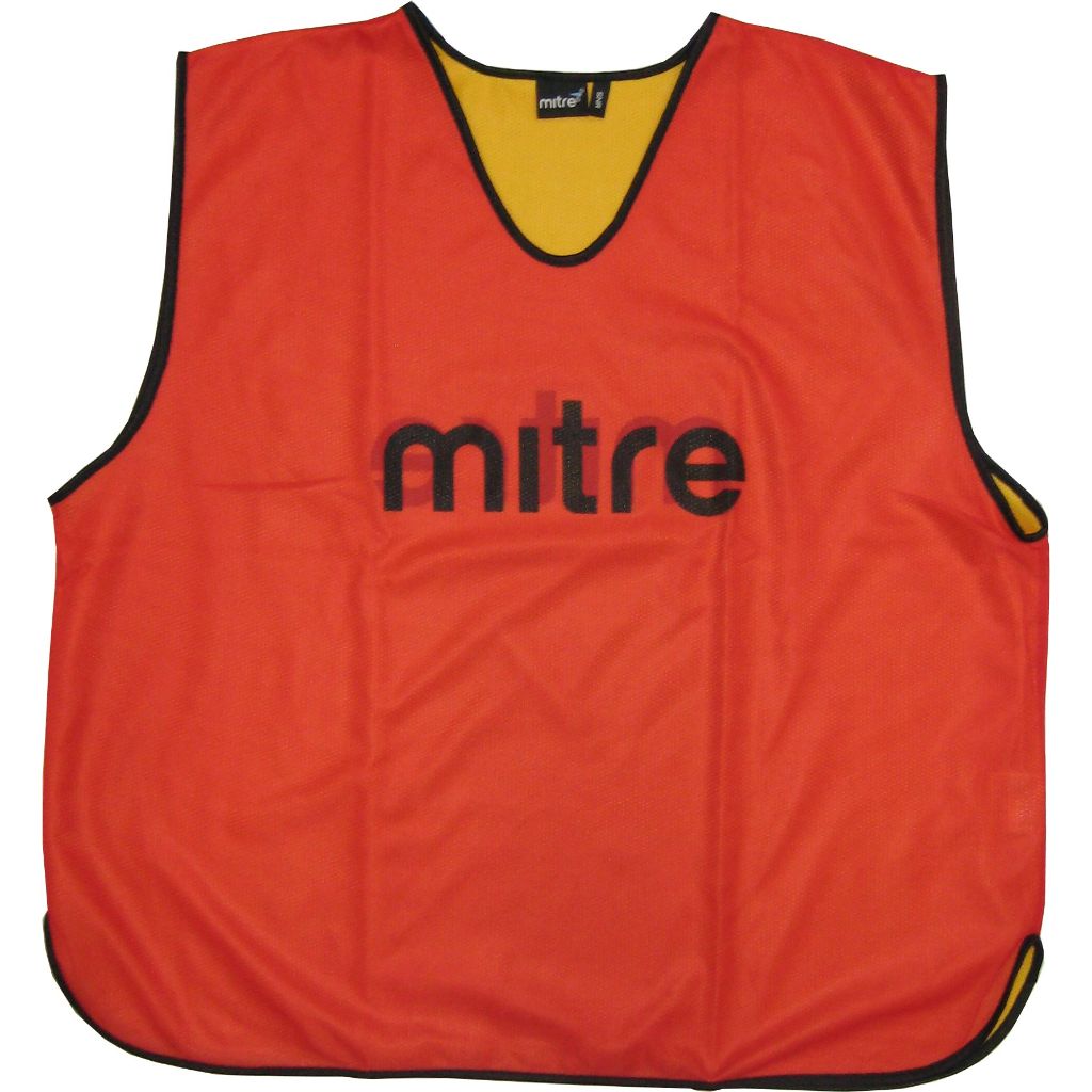 Mitre Unisex Sports Soccer Pinnies Rugby Bib Vest Jersey, Small