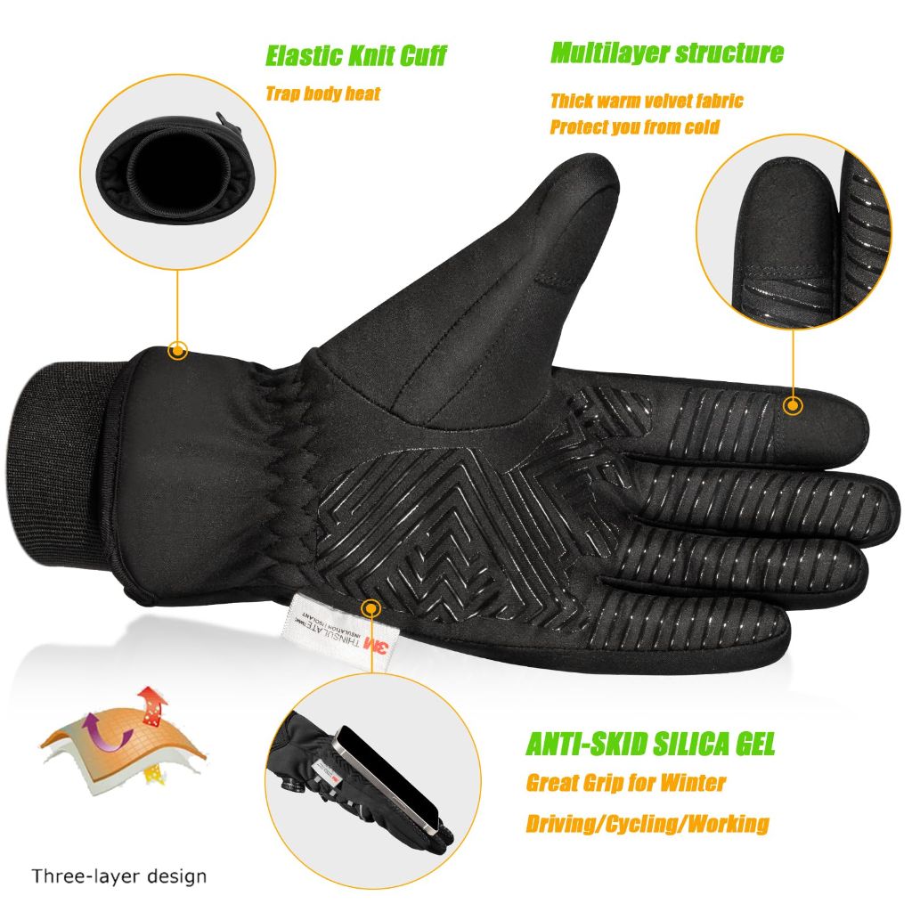 M8K9 Winter Gloves for Adults - L