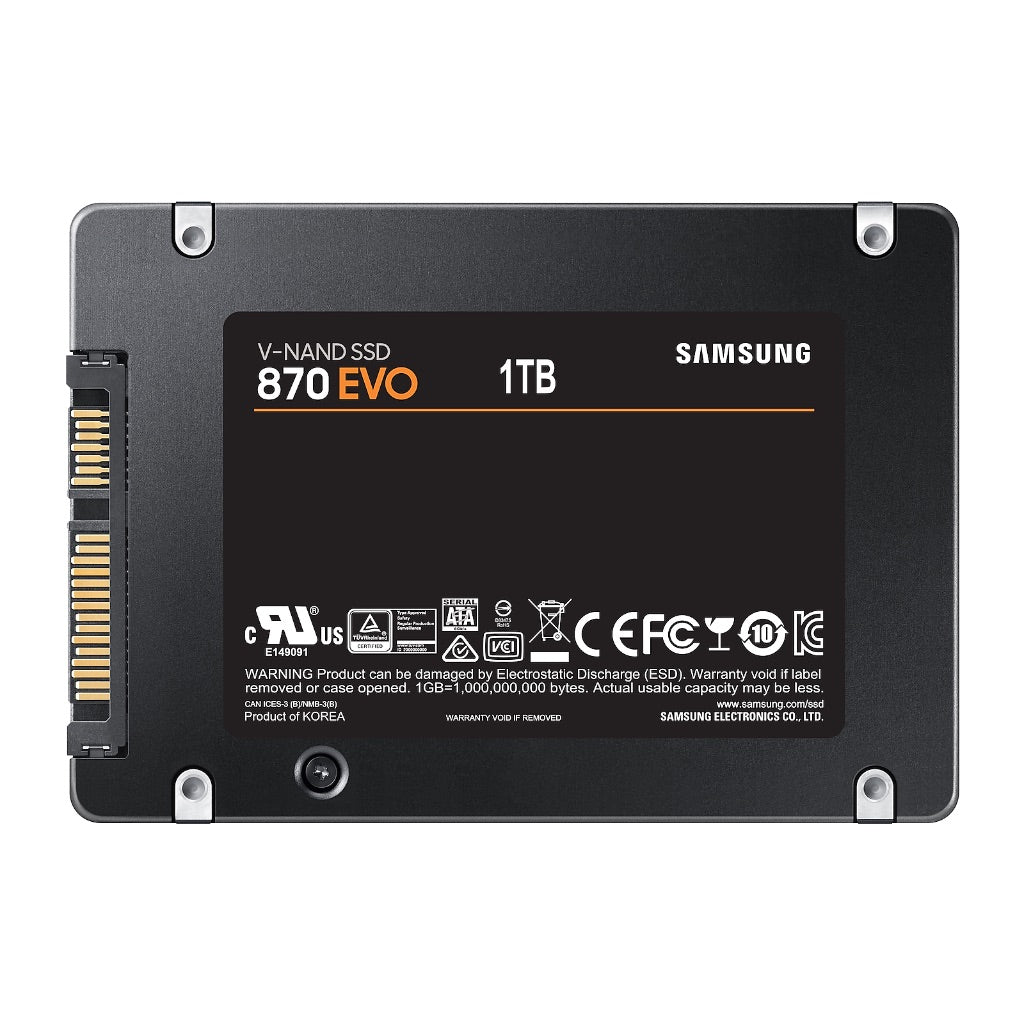 Samsung 870 EVO 1TB SATA III Internal Solid State Drive (MZ-77E1T0B/AM) - English