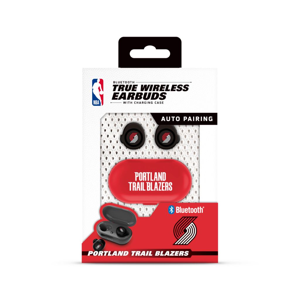 True Wireless Earbuds V.2,Portland Trail Blazers