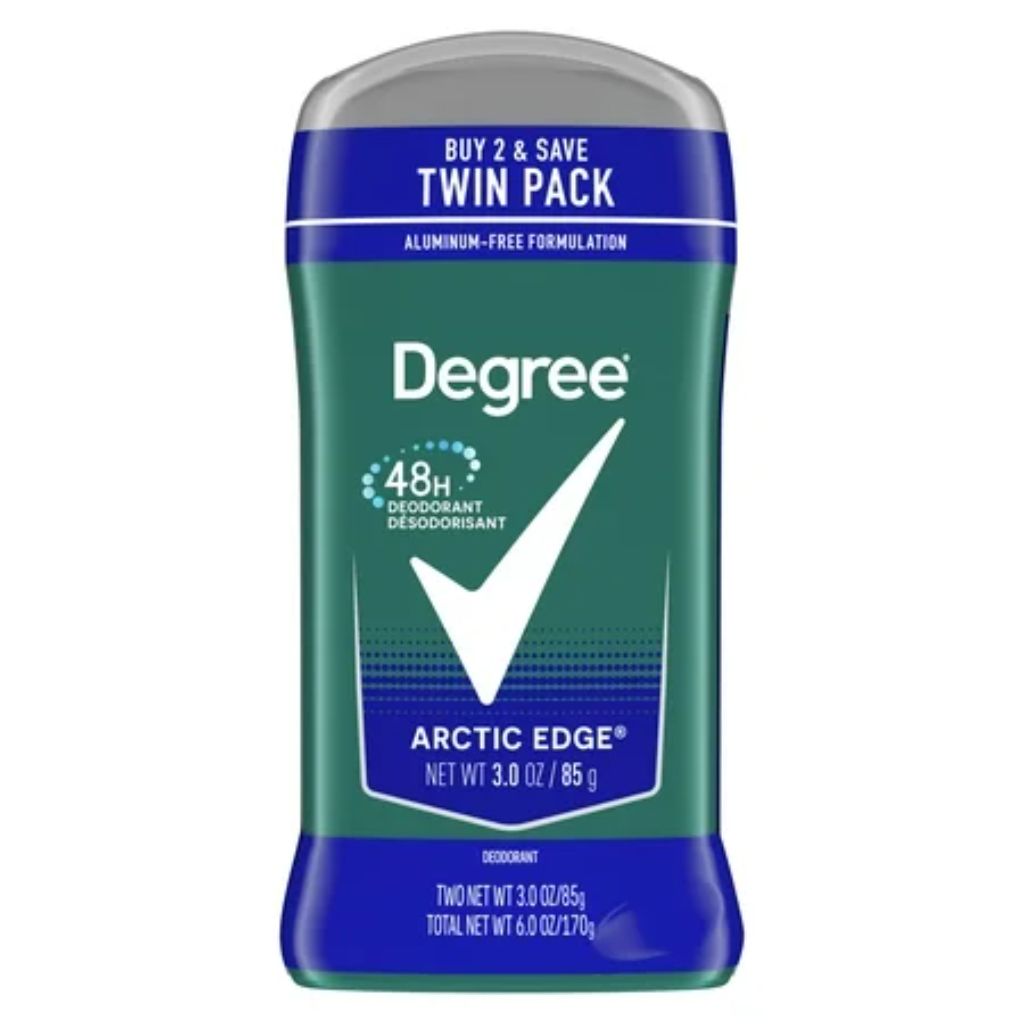 Degree Men's Long Lasting Deodorant Stick - Arctic Edge, 3oz (Twin Pack)