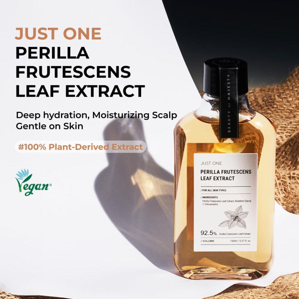 BOM Cosmetics Just One Perilla Frutescens Leaf Extract Facial Toner with 100% Herbal Extract - 5.07 Fl. Oz