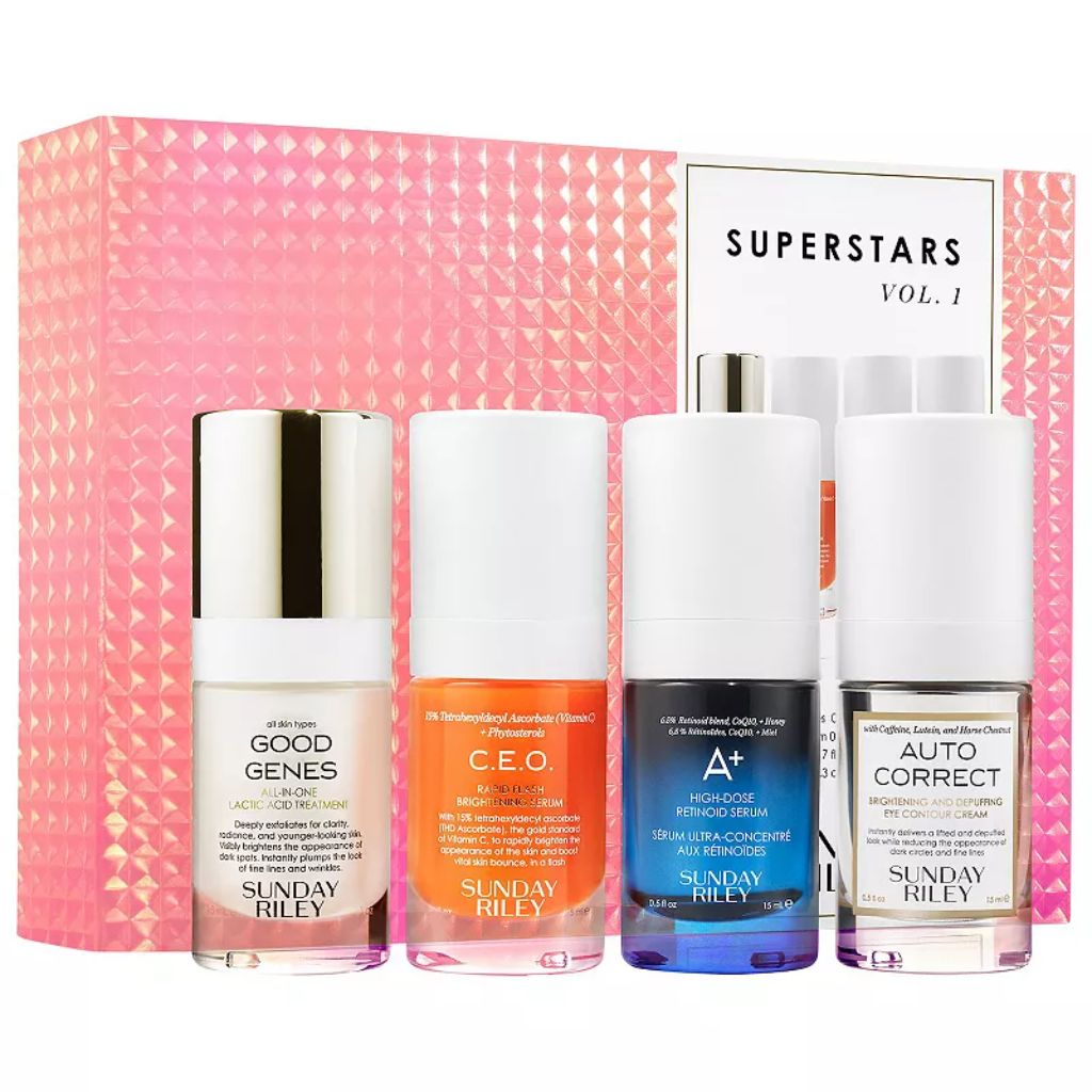 Sunday Riley Superstars Vol. 1 Skincare Kit - 4 Travel-Size Products