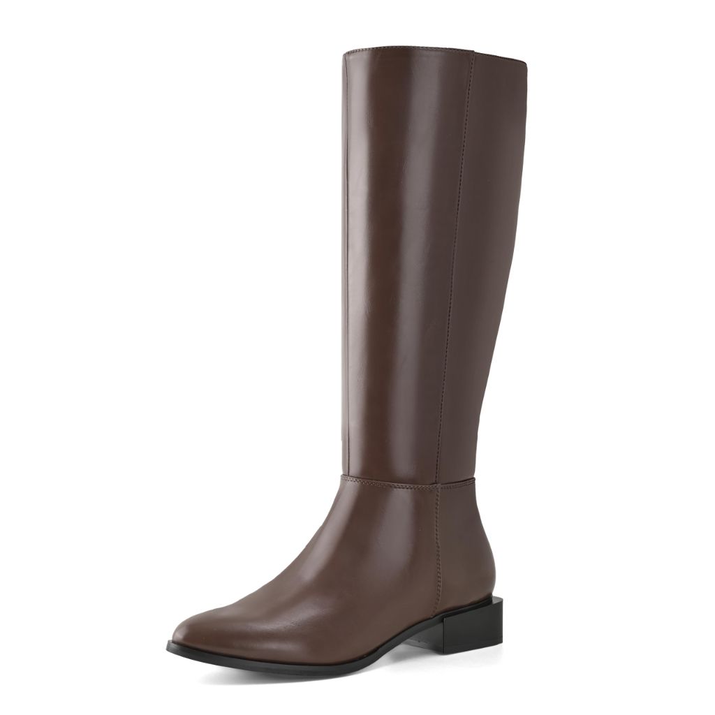 Shoe'N Tale Women's Knee High Boots (7,Brown)