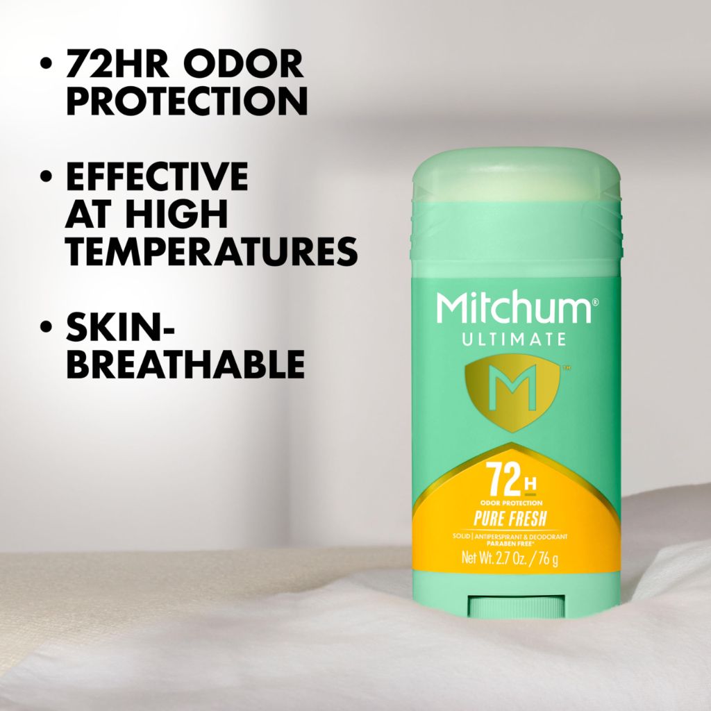 Mitchum Ultimate 72HR Odor Protection Women’s Antiperspirant & Deodorant, Pure Fresh, 2 pack