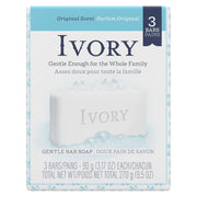 Ivory Simply Ivory Bath Bar for Unisex, 3 Count