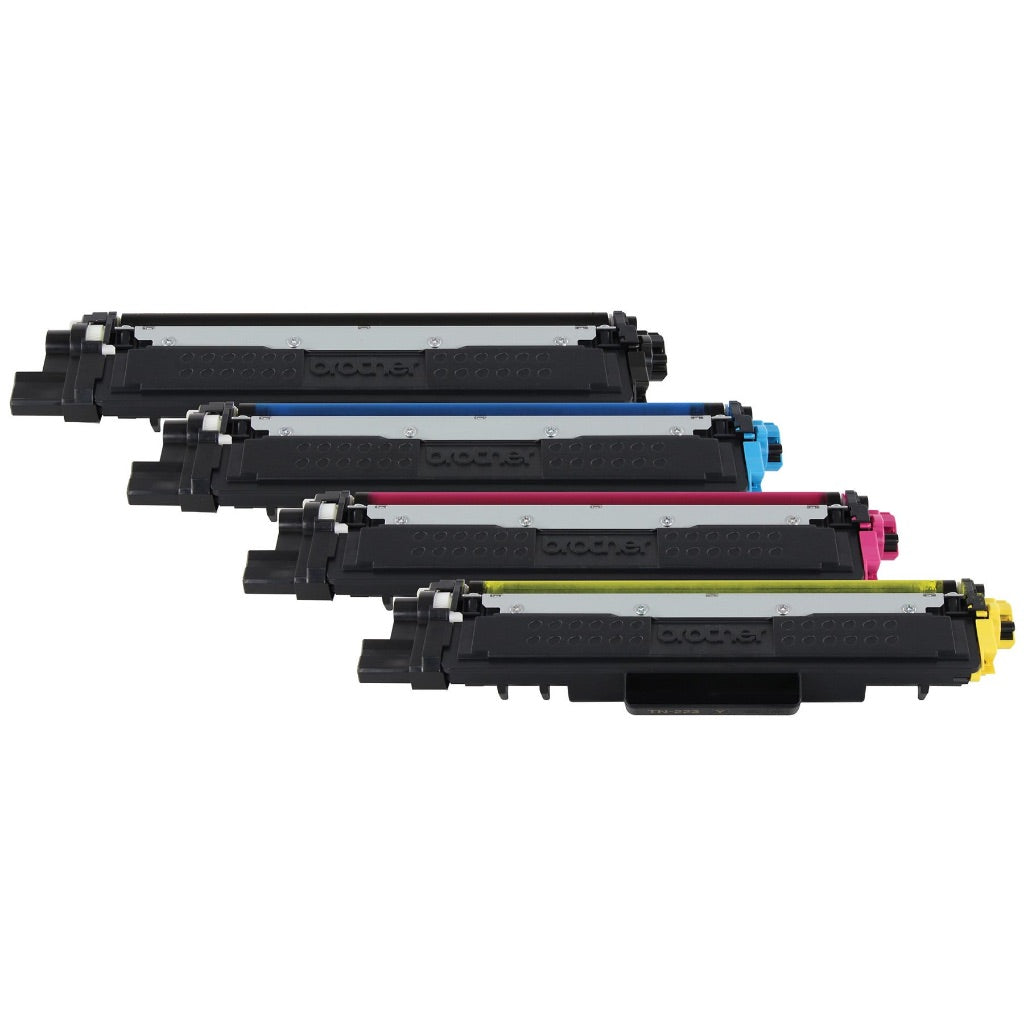 Brother Genuine TN223 Standard-Yield Toner Cartridge 4 Pack - Black/Cyan/Magenta/Yellow