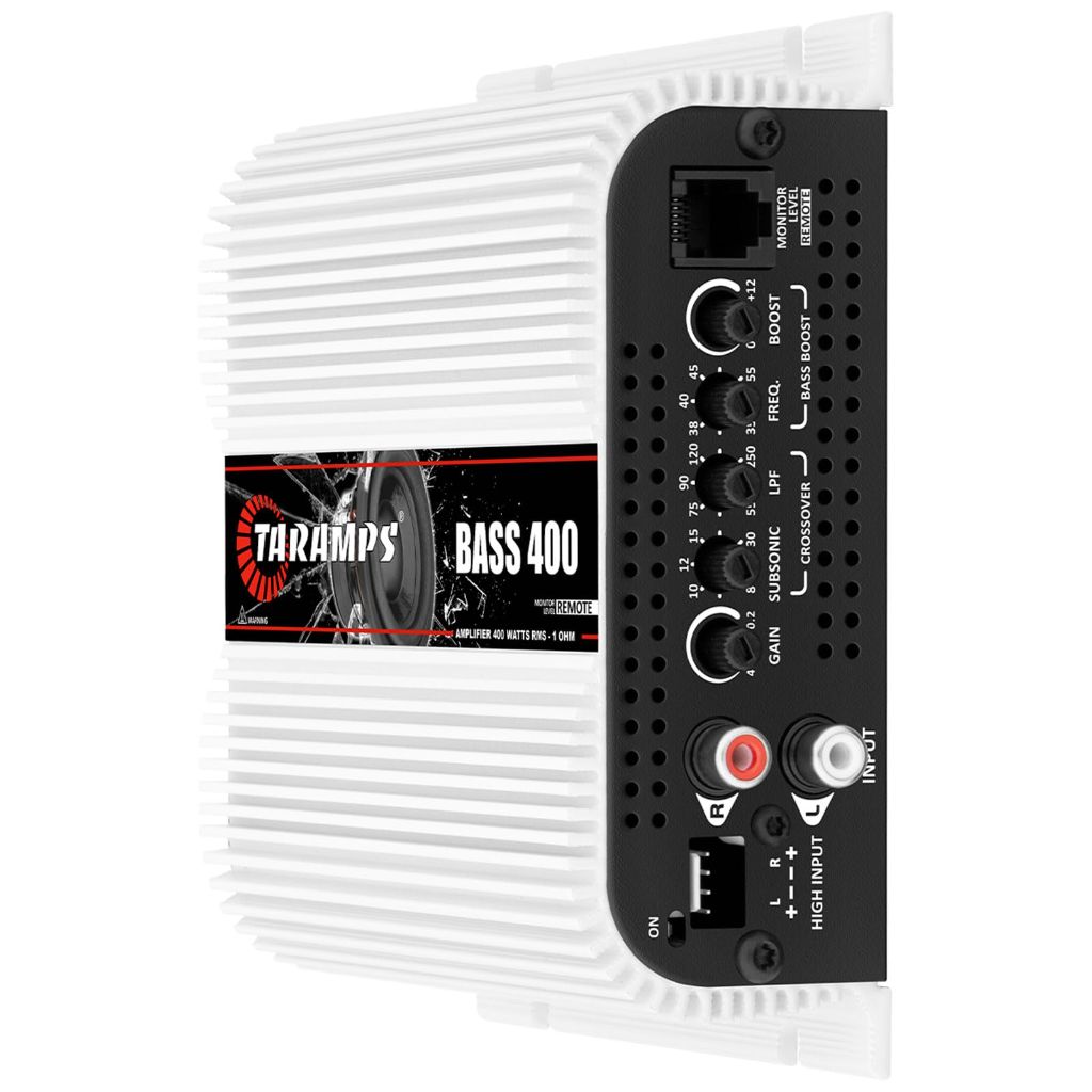 Taramps BASS 400 1 Ohm 1 Channel Mosfet Amplifier 400 Watts RMS