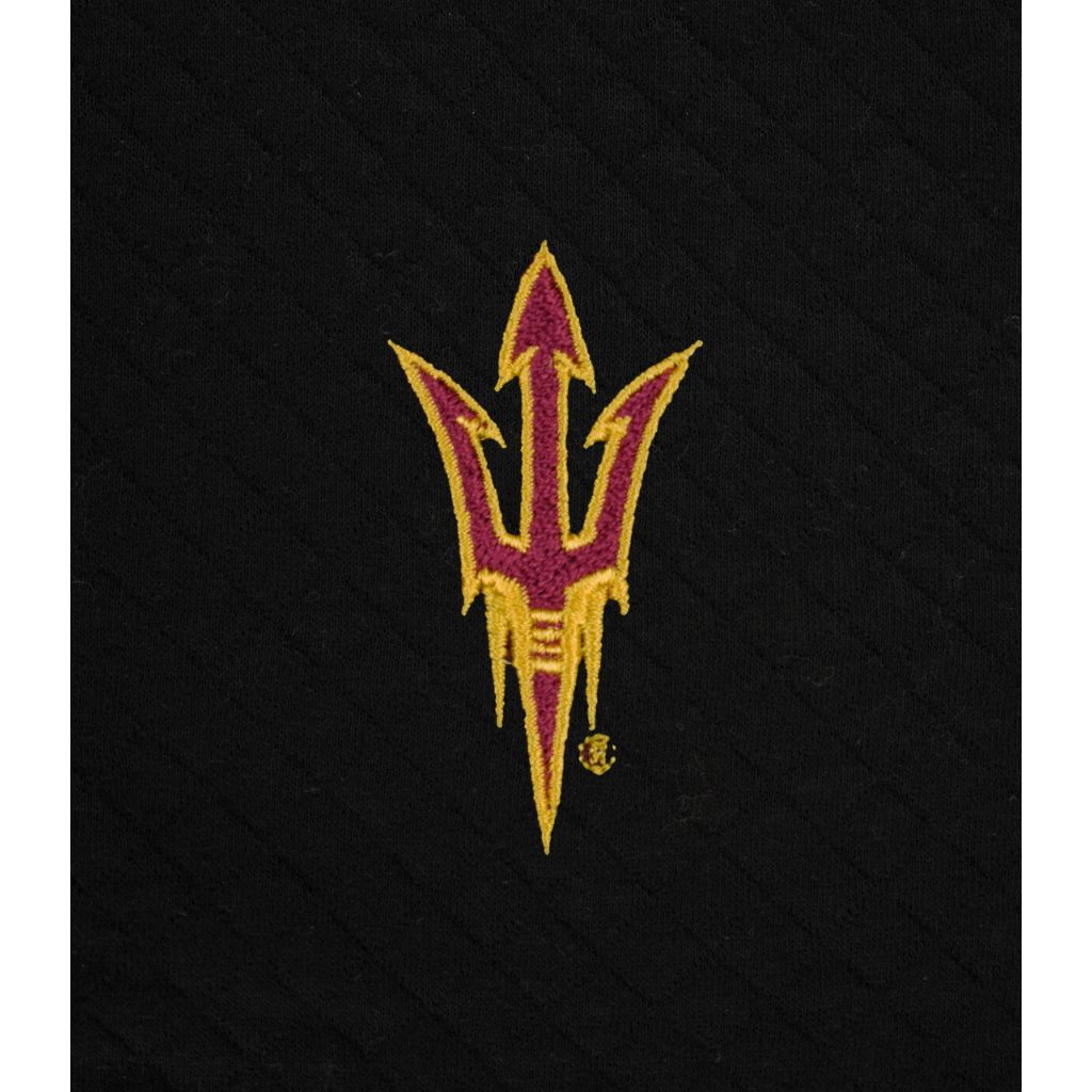 Vantage Apparel Men's Collegiate Full Zip Quilted Vest, Arizona State Sun Devils, Small