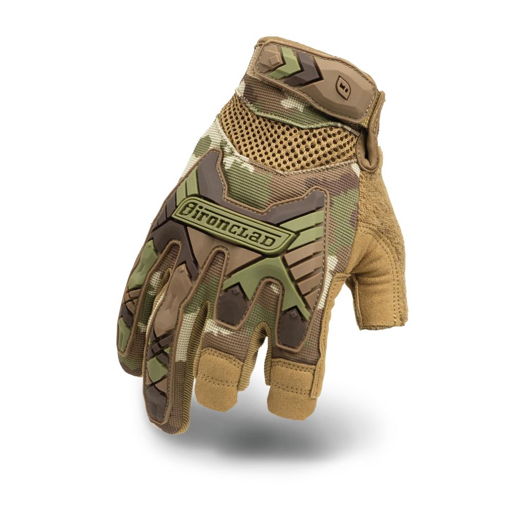SZ XL, Ironclad EXOT-FRICAM-05-XL Tactical Trigger Camo Gloves