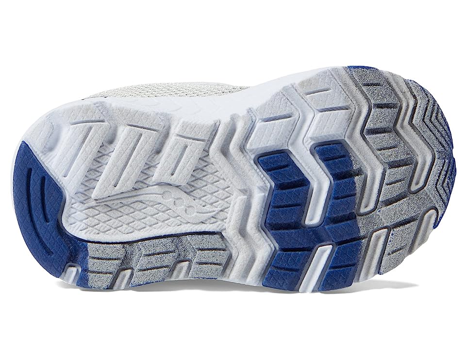 Saucony Kids Wind FST (Toddler/Little Kid) (Silver/Blue/Pink) Girl's Shoes-4.5 M