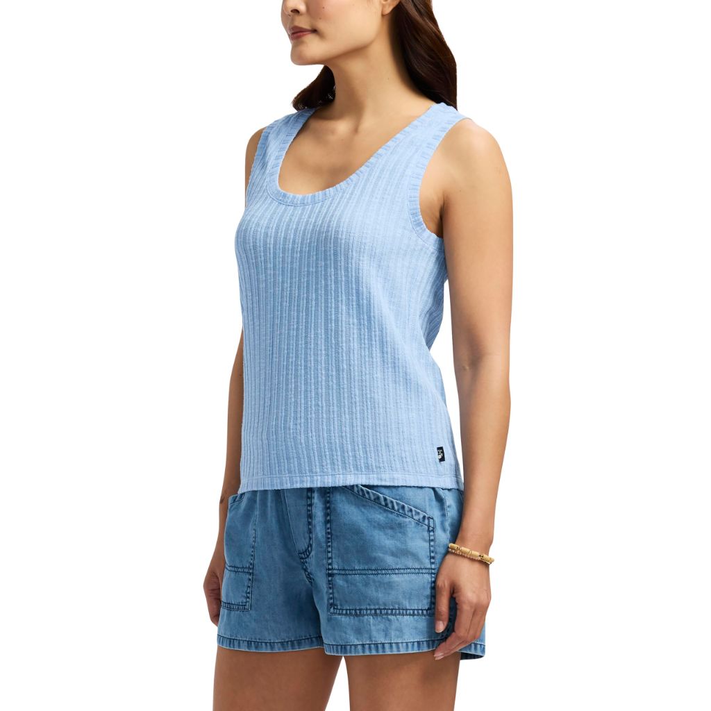 Buffalo David Bitton Women's Thurryn Tank Top, Placid Blue, X-Small