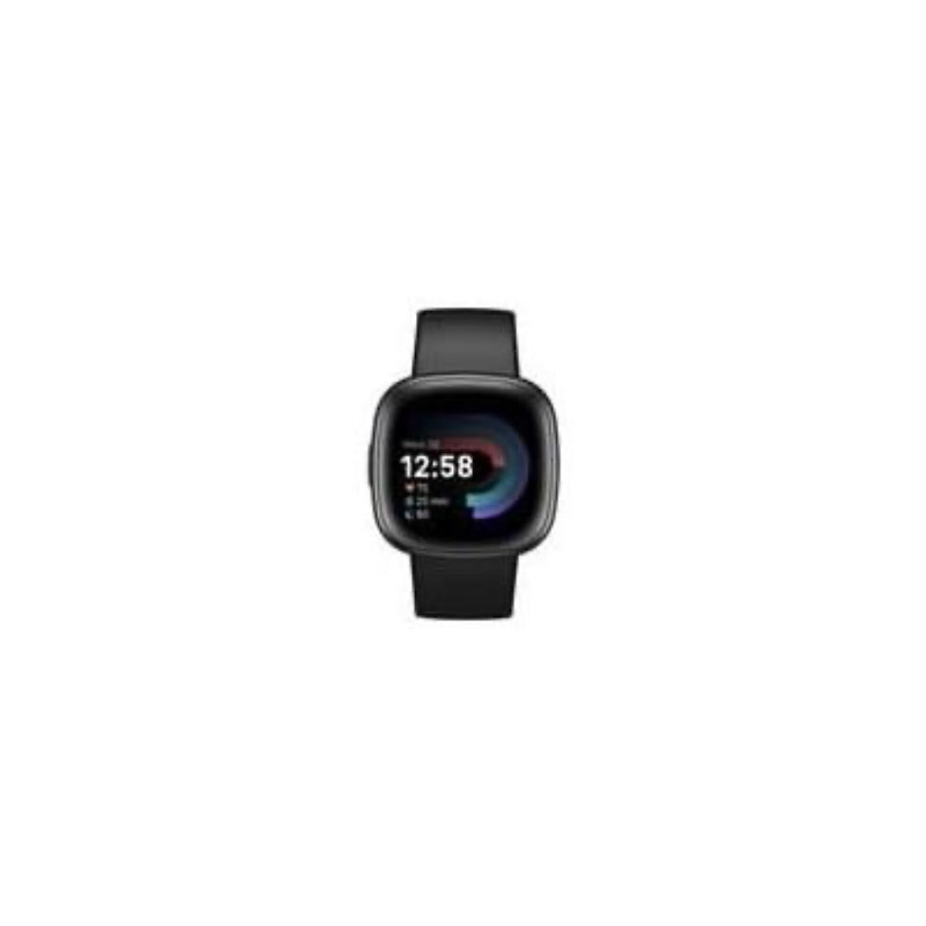 Fitbit Versa 4 Fitness Smartwatch with GPS, 24/7 Heart Rate, Sleep Tracking - Black/Graphite (S & L Bands Included)