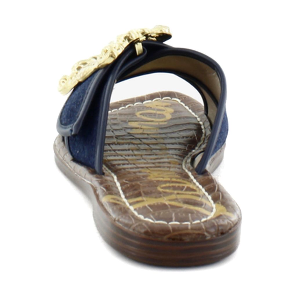 Sam Edelman Gracyn Flat Sandal Hudson Navy 6.5 Medium