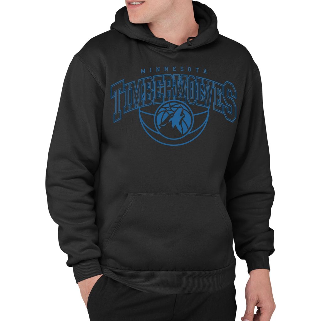 Minnesota Timberwolves NBA Monochromatic Arch - NBA Adult Pullover Fleece Hoodie, 3XL