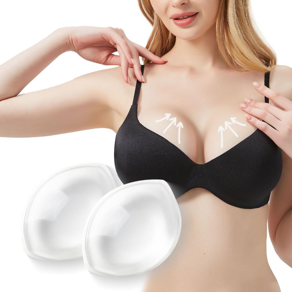 OXYSAIKO Silicone Bra Inserts Push Up Breast Pads,Invisible Bra Padding Bust Enhancer