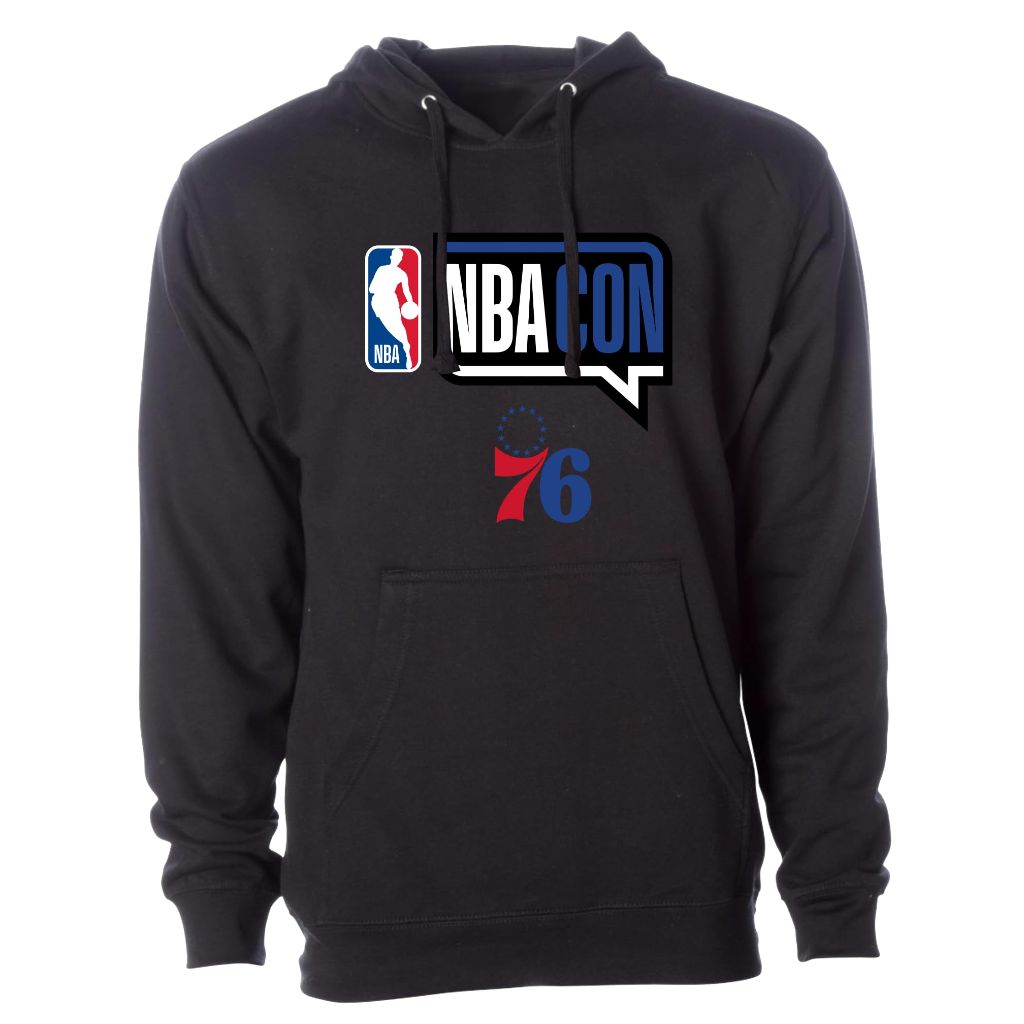 SZ S, NBA Con Team Crew, Philadelphia 76ers | Black