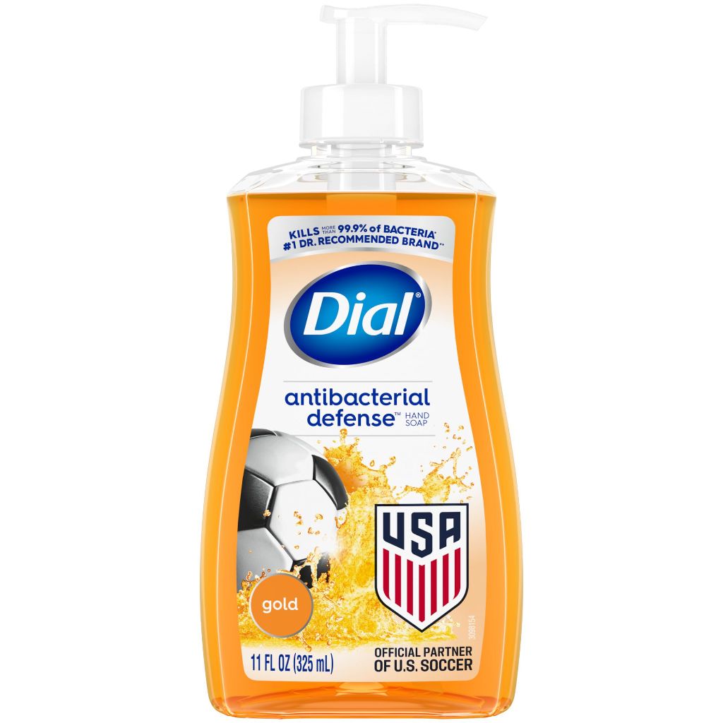 Dial Antibacterial Liquid Hand Soap, Gold, 11 Fl Oz