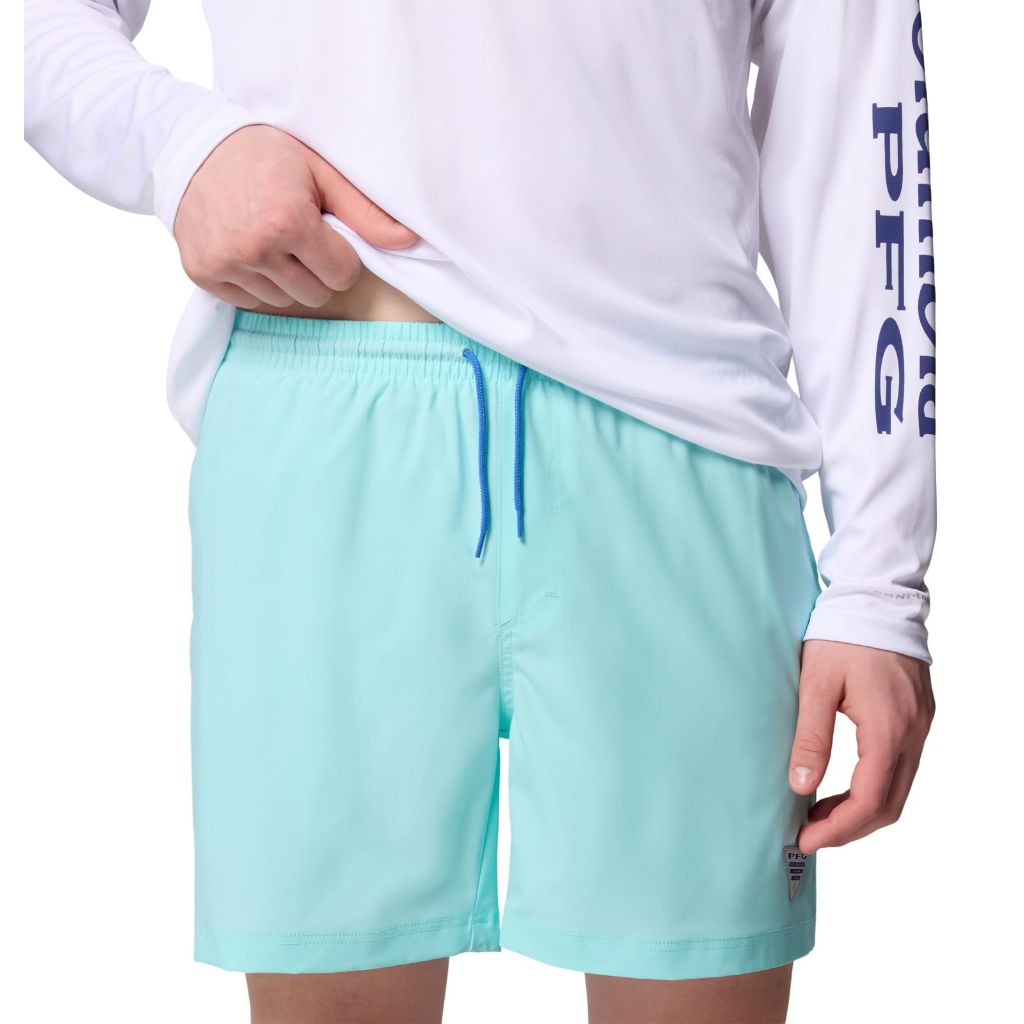 Columbia Men's PFG Rambler Lined Short, Gulf Stream/Shark, X-Small x 6