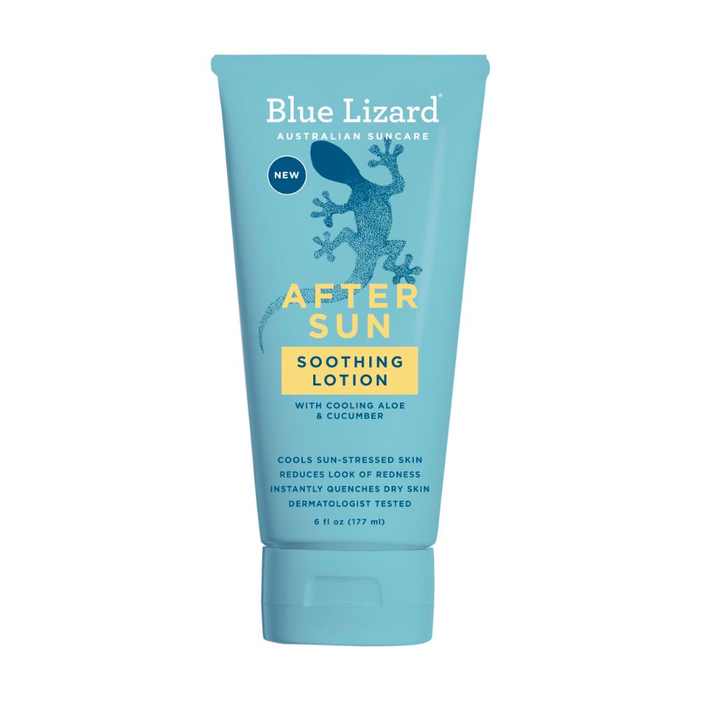 BLUE LIZARD After Sun Soothing Lotion, Lightweight Formula with Shea Butter, 6 oz.