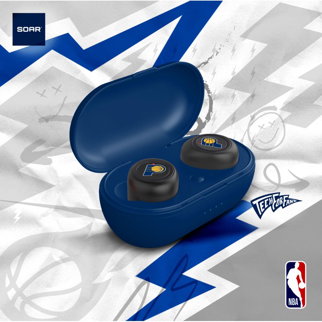 SOAR NBA True Wireless Earbuds v.7 - Indiana Pacers
