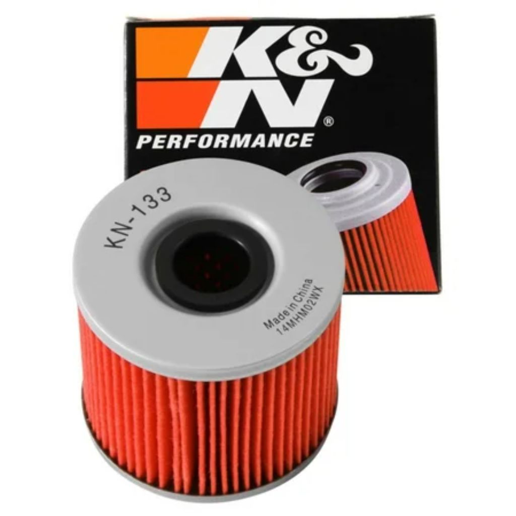 K&N Motorcycle Oil Filter: High Performance for Select Suzuki Bimota Vehicles (KN-133)
