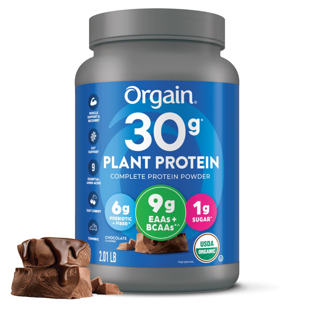 Orgain Organic 30g Vegan Protein Powder, Chocolate 9g - 2.01lb
